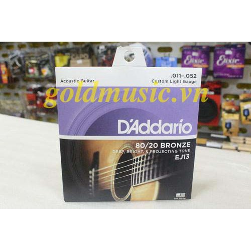 Dây Đàn Guitar Acoustic - D'Addario EJ13