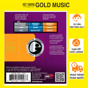 Dây Đàn Guitar Acoustic Elixir 11027 Size 11 Elixir 11027