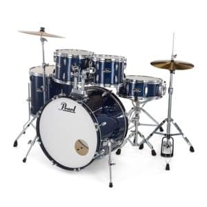 PEARL RS525C/C743 TRỐNG BỘ KICK 22" MÀU XANH BLUE ROYAL 1258Pearl Roadshow 5Pcs Acoustic Drum Kit RS525SC Royal Blue 1
