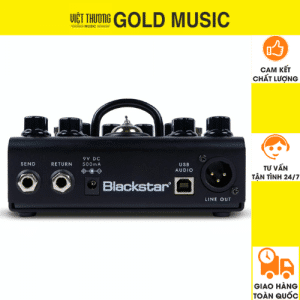 Pedal Dual Distortion blackstar BA195012 ( 2 kênh clean, crunch vs overdirver ) blackstar ba195012 1 600x600