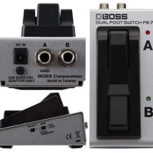 Dual foot switch pedal BOSS FS-7 chi tiet boss fs 7