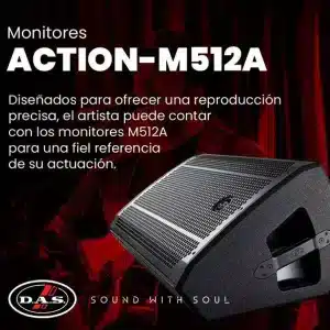 DAS ACTION-M512A Loa monitor tích hợp công suất das action m512a loa monitor 2