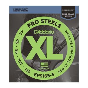 DÂY ĐÀN GUITAR BASS D'ADDARIO EPS165-5 day dan guitar bass daddario eps165 5