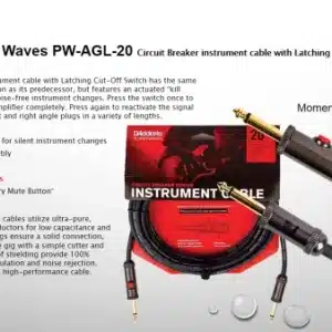 D'Addario PW-AGL-20 dây tín hiệu 6 mét ddaddario pw agl 20 day tin hieu 6 met 600x338.png