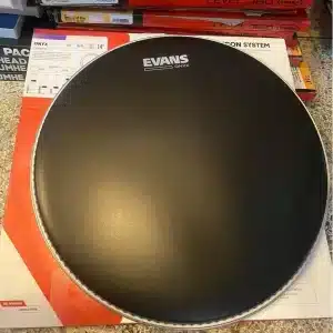 EVANS B14ONX2 MẶT TRỐNG Snare 14" ONYX BK DRUM HEAD evans b14onx2 mat trong snare 14 onyx bk drum head 600x600.jpg