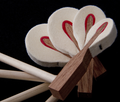 mahogany-wood-core-t-stapled-double-felted-hammers-1 Piano Kawai hammers