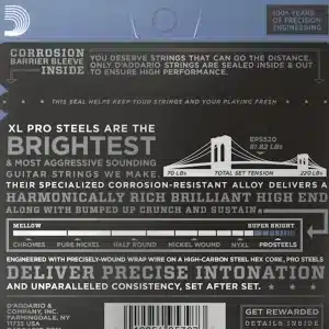 mat sau day dan guitar dien daddario eps520