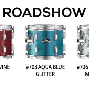 PEARL RS525SC/C707 TRỐNG BỘ KÍCH 22" MÀU ĐỒNG METALLIC pearl rs525sc c707 roadshow drumstel 5 delig bropnze metallic busscherdrums