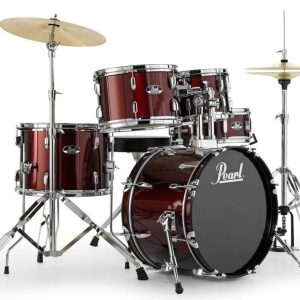 PEARL RS585C TRỐNG BỘ KÍCH 18" MÀU ĐỎ RƯỢU pearl rs585c trong bo kich 18 mau do 1