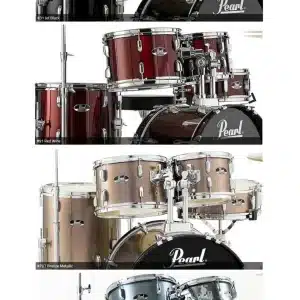 PEARL RS585C TRỐNG BỘ KÍCH 18" MÀU ĐỎ RƯỢU pearl rs585c trong bo kich 18 mau do 2