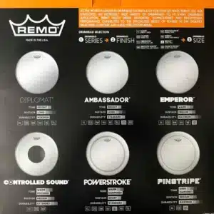 REMO CX-0114-10 MẶT COATED 14" CONTROLLED SOUND® X remo cx 0114 10 mat coated 14 1