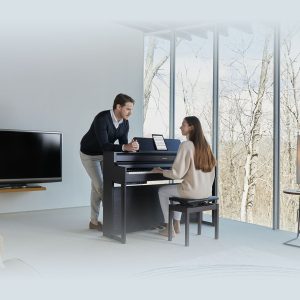 ROLAND HP-704-CH Đàn Piano Kỹ Thuật Số roland hp 704 ch dan piano 1