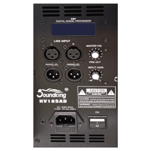 SOUNDKING KV18SAD Loa Sub 18" có công suất 600W soundking kv18sad loa sub 18 1