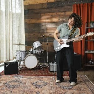 Squier 0379670506 ĐÀN ĐIỆN DEBUT TELE LRL WPG BLK squier 0379670506 dan dien