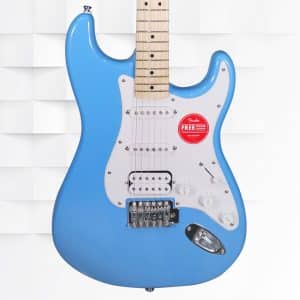 FENDER-SQ ĐIỆN FSR SONIC STRAT HSS MN WPG CAB #0373202526 2272Fender Squier Sonic Stratocaster FSR Maple Electric Guitar California Blue 1
