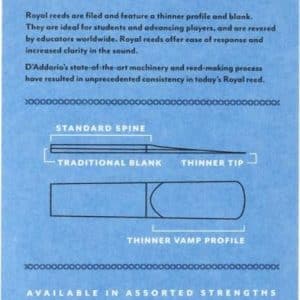 D'ADDARIO-ROYAL/RICO DĂM KÈN TENOR 2.5 PACK3 RKB0325 RKB0325 2