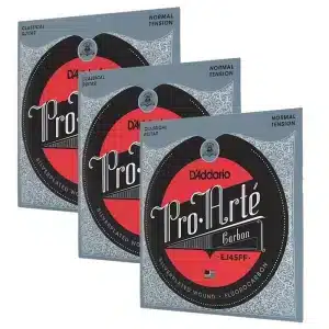 D'ADDARIO DÂY ĐÀN GUITAR NYLON ARTE CABON NORM TENS EJ45FF dad ej45ff 3