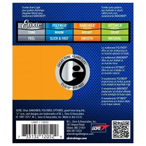 ELIXIR 3313212052 DÂY ĐÀN GUITAR ĐIỆN NANOWEB 10-46 elixir 3313212052