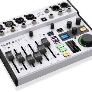 behringer flow 8 digital mixer 8 input 2 fx usb audio interface