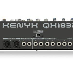 behringer qx1832usb mixer analog 18 input 2 2 bus tich hop mic preamp eq usb fx mixer co behringer qx1832usb