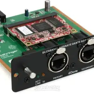 behringer wing dante expansion cards and interfaces
