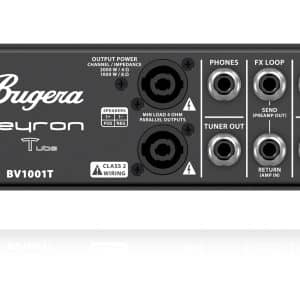bugera bv1001t tube bass head amply