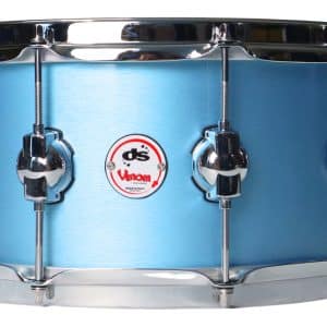 DS DRUM DSVE1465SNECAZ Trống Snare Drum Venom 14"X6.5" Màu Xanh Azure Espresso Capsule ds drum dsve1465snecaz trong snare drum venom 14x6 5 mau xanh azure espresso capsule 1