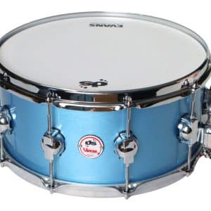 DS DRUM DSVE1465SNECAZ Trống Snare Drum Venom 14"X6.5" Màu Xanh Azure Espresso Capsule ds drum dsve1465snecaz trong snare drum venom 14x6 5 mau xanh azure espresso capsule