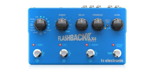 flashback 2 x4 delay guitar and bass tc electronic 3