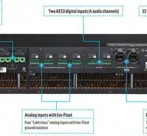 Labgruppen D 80:4L Amply Công Suất DSP 4 Kênh labgruppen d 804l amply cong suat dsp 4 kenh 1