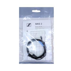 Sennheiser MKE 2 (BLACK 3-PIN) Micro lavalier sennheiser mke 2 black 3 pin micro lavalier 1