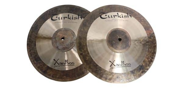 xj h14 14inch la hi hat cymbal dong xanthos jazz turkish cymbals doi 1