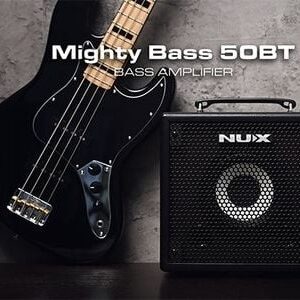amply dan guitar bass nux mighty 50bt bluetooth