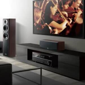 Bộ Loa 5.1 Yamaha (Loa NS-F51 + Loa NS-P51 + Loa Sub NS-SW100 Walnut) bo loa 5 1 yamaha loa ns f51 1