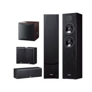 Bộ Loa 5.1 Yamaha (Loa NS-F51 + Loa NS-P51 + Loa Sub NS-SW100 Walnut) bo loa 5 1 yamaha loa ns f51 2