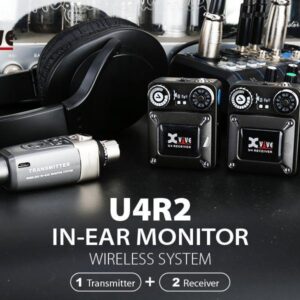Bộ Thu Phát Không Dây Wireless Cho Tai Nghe Kiểm Âm Xvive U4R2 (1 Phát, 2 Thu) bo thu phat khong day wireless cho tai nghe kiem am xvive u4r2 2