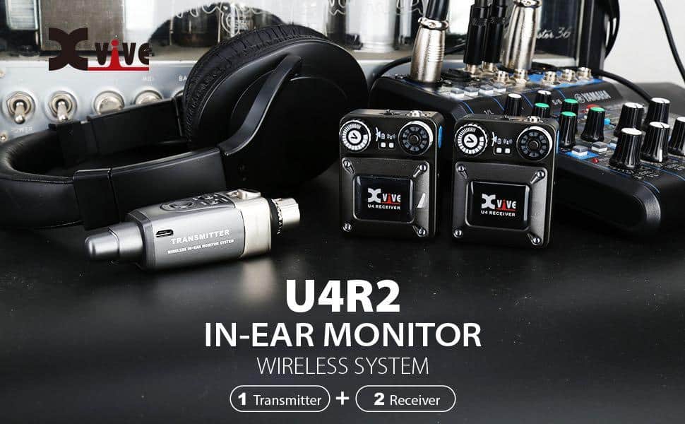 bo thu phat khong day wireless cho tai nghe kiem am xvive u4r2 2 bo thu phat khong day wireless cho tai nghe kiem am xvive u4r2 2