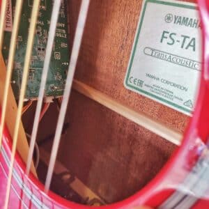 dan guitar yamaha fs ta transacoustic concert ruby red 3