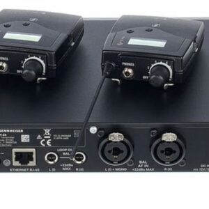 EW IEM G4-twin-A (A: 516 - 558 MHz) Bộ Nhận Và Phát Không Dây (2x Bodypack Receivers) Sennheiser ew iem g4 twin