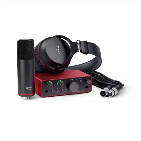 focusrite scarlett solo studio pack 4th gen interface sound card 1