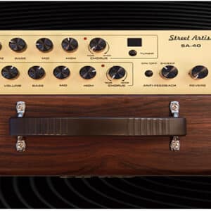 Amply Guitar Acoustic Nux SA-40 Street Artist (Có Pin sạc) guitar acoustic nux sa 40 street artist 3