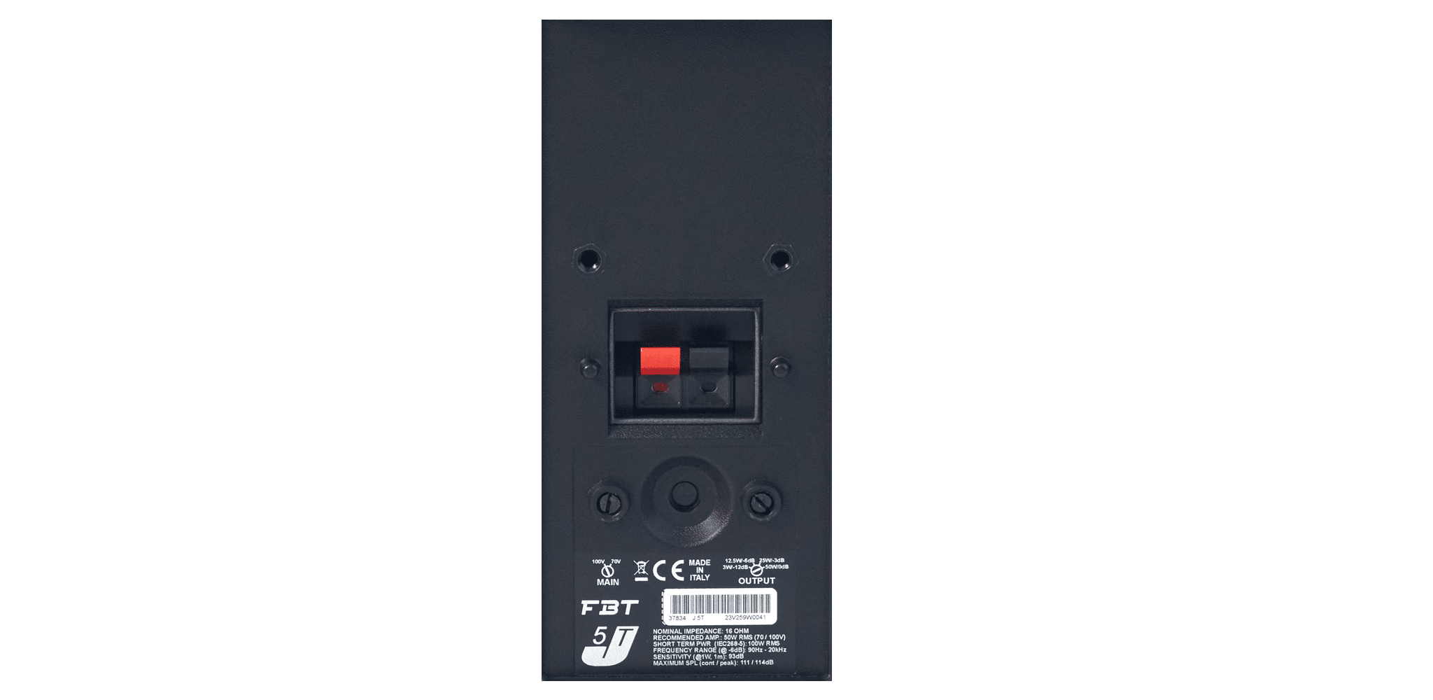 j 5t loa passive 5inch 1inch 100w fbt j 5t loa passive 5inch 1inch 100w fbt