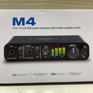 soundcard motu m4 usb c
