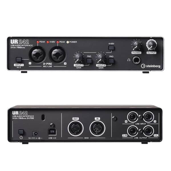 steinberg ur242 audio interface soundcard