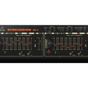 syncussion sy 1 classic dual analog percussion synthesizer behringer 1