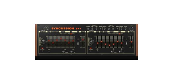 syncussion sy 1 classic dual analog percussion synthesizer behringer 1