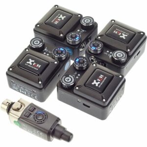 Bộ Thu Phát Không Dây Wireless Cho Tai Nghe Kiểm Âm Xvive U4R4 (1 Phát, 4 Thu) xvive u4r4 2