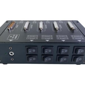 ILDA Control Box Bộ điều khiển đèn lazer ILDA 1 ra 4 ilda control box 3