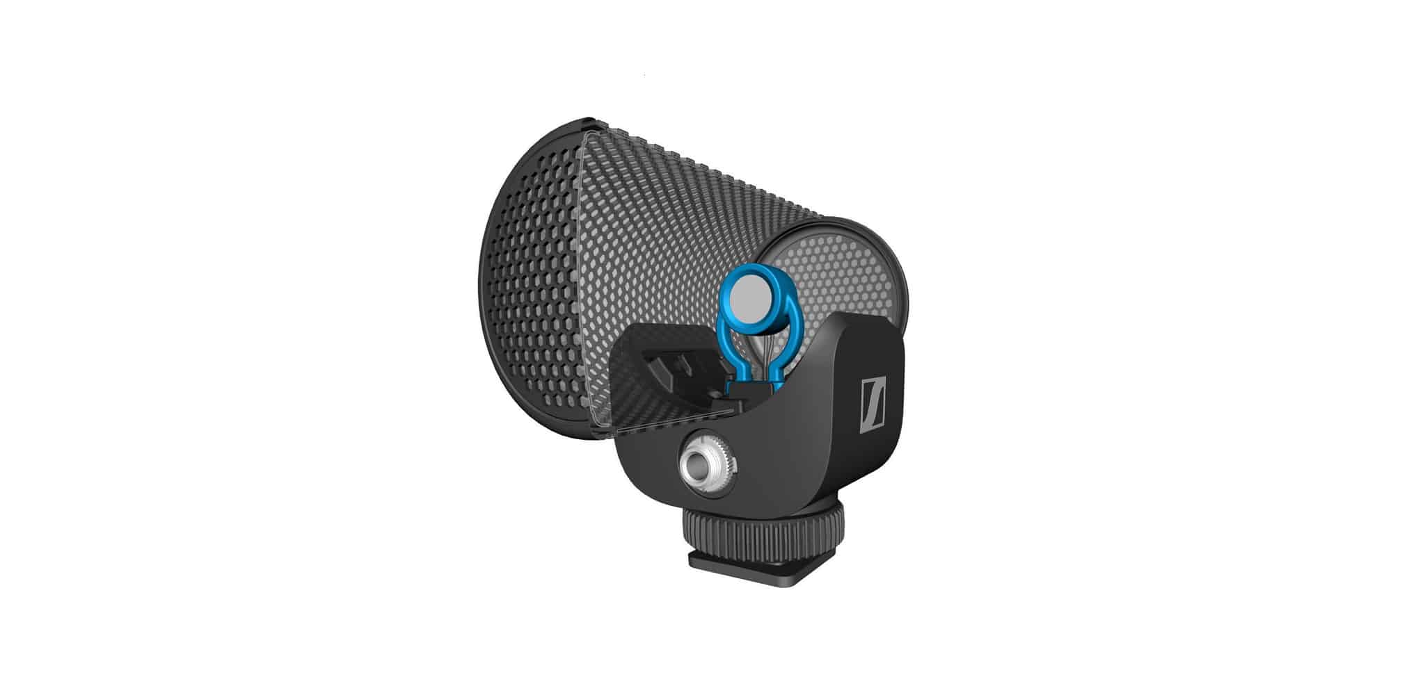 Sennheiser MKE 200 Micro định hướng trên máy ảnh mke 200 3