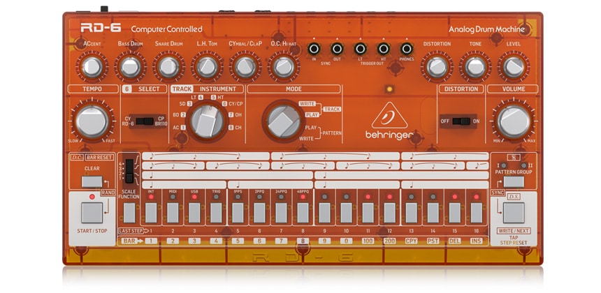 Behringer RD-6-TG Drum Machines rd 6 tg 3